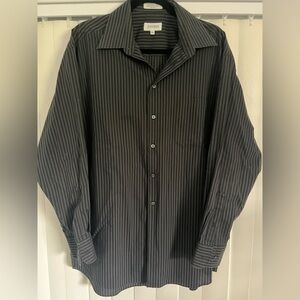 Concepts by Claiborne striped dress shirt 16-1/3 34/35